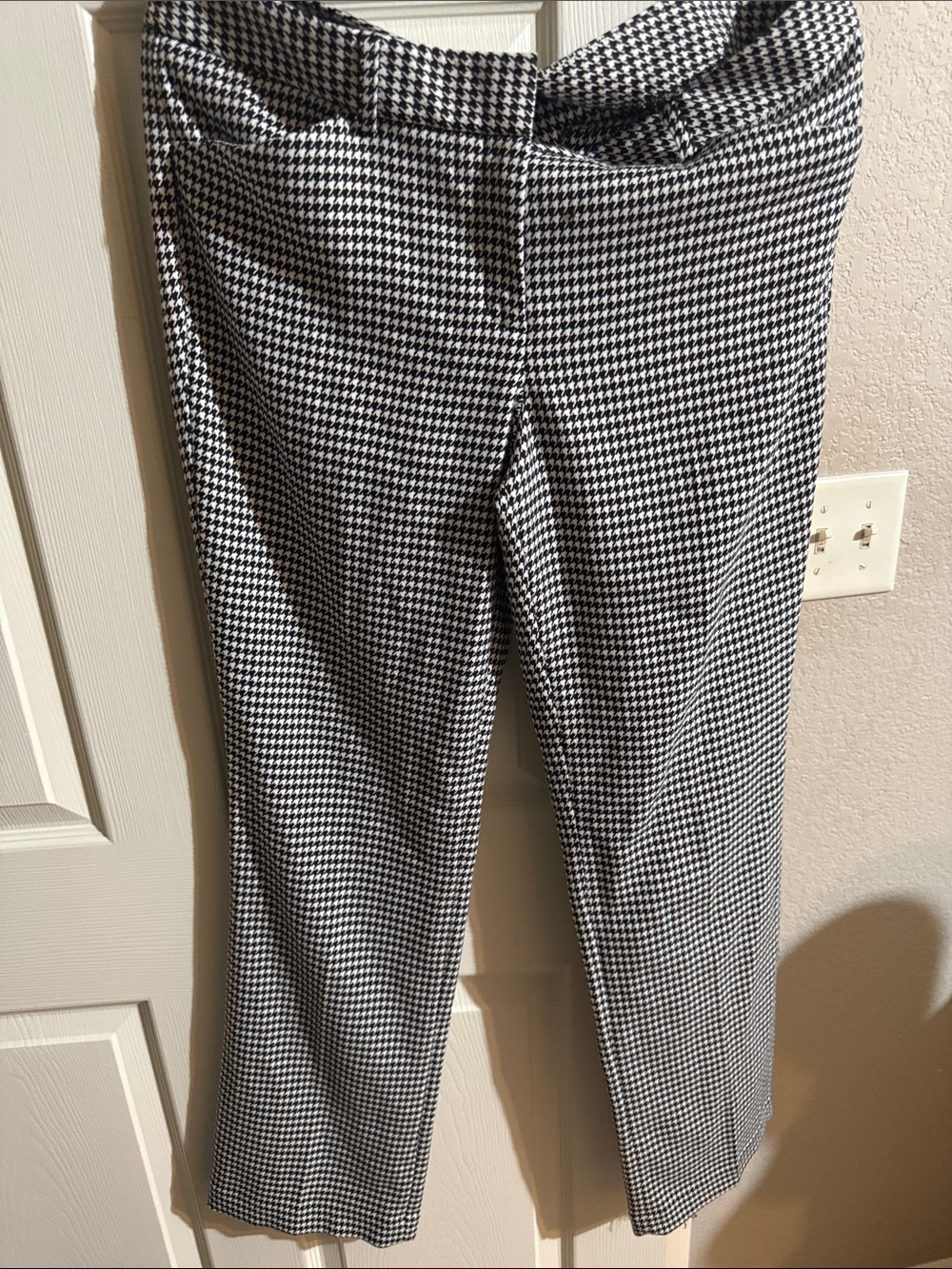 Black & White Houndstooth Dress Pants
